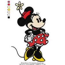 Minnie Mouse 57 Embroidery Designs